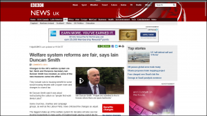Welfare System Reforms -- BBC
