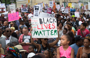 B;ack Lives Matter protesters